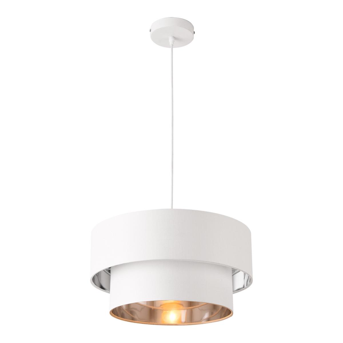 HÄNGELEUCHTE Lopar - Weiß, Metall (40/40/149cm) - lux.pro