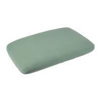 NACKENKISSEN-SPANNBEZUG BasicSoft Baumwoll-Jersey mit Elasthan natural-grün 40/70 cm - Salbeigrün, Textil (40/70cm) - beties Heimtextil