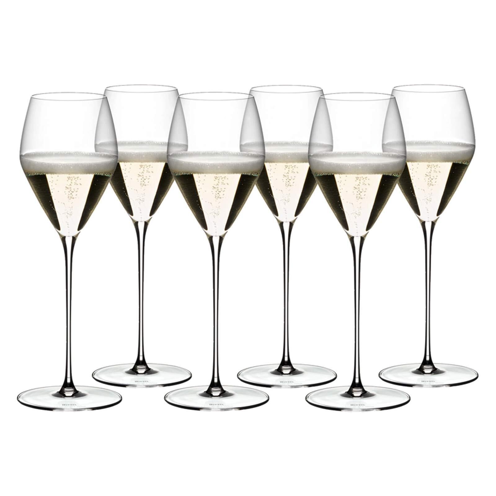 CHAMPAGNER WEINGLÄSER Veloce transparent 327 ml 6er Set - Transparent, Glas (0.33L) - Riedel