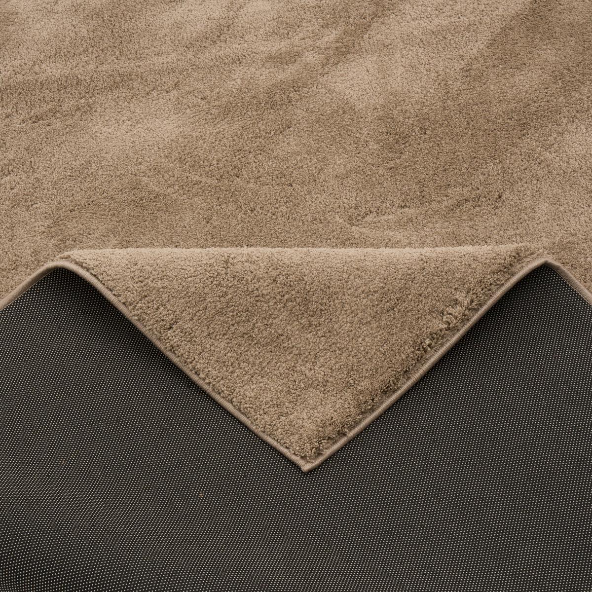 HOCHFLOR LANGFLOR SUPER SOFT TEPPICH SILKY - Taupe, Textil (80/150cm) - Pergamon