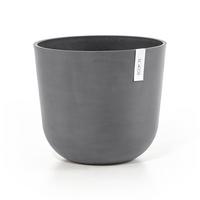 BLUMENTOPF Oslo 35/30,5 cm Grau - Grau, Kunststoff (35/30.5cm) - Ecopots