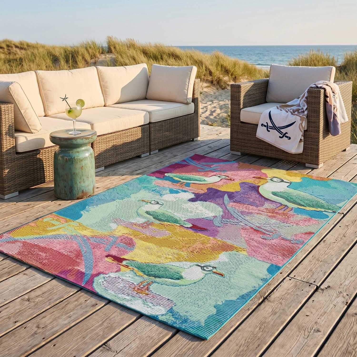 OUTDOORTEPPICH Rantum Beach 160x230 cm - Multicolor, Textil (160/230cm) - Sansibar SYLT