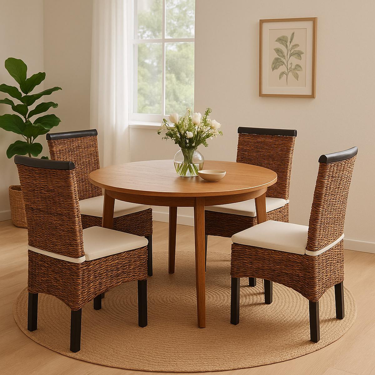 ESSZIMMERSTUHL Braun 2er-Set - Dunkelbraun/Braun, Holz (47/93/43cm) - MCW