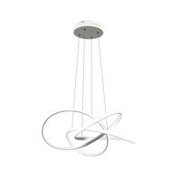 PENDELLEUCHTE Zephyr 53/53/16 cm - Weiß, Metall (53/53/16cm) - Nettlife
