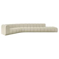 ECKSOFA modulares Sofa Tilmo-L2 - 490x194x70 cm Beige - Beige, Holzwerkstoff/Textil (490/194cm) - ALTDECOR