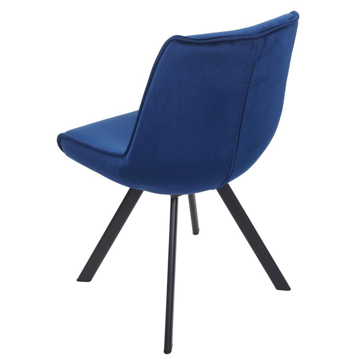 ESSZIMMERSTUHL Blau 2er-Set - Blau, Textil (52/86/56cm) - MCW