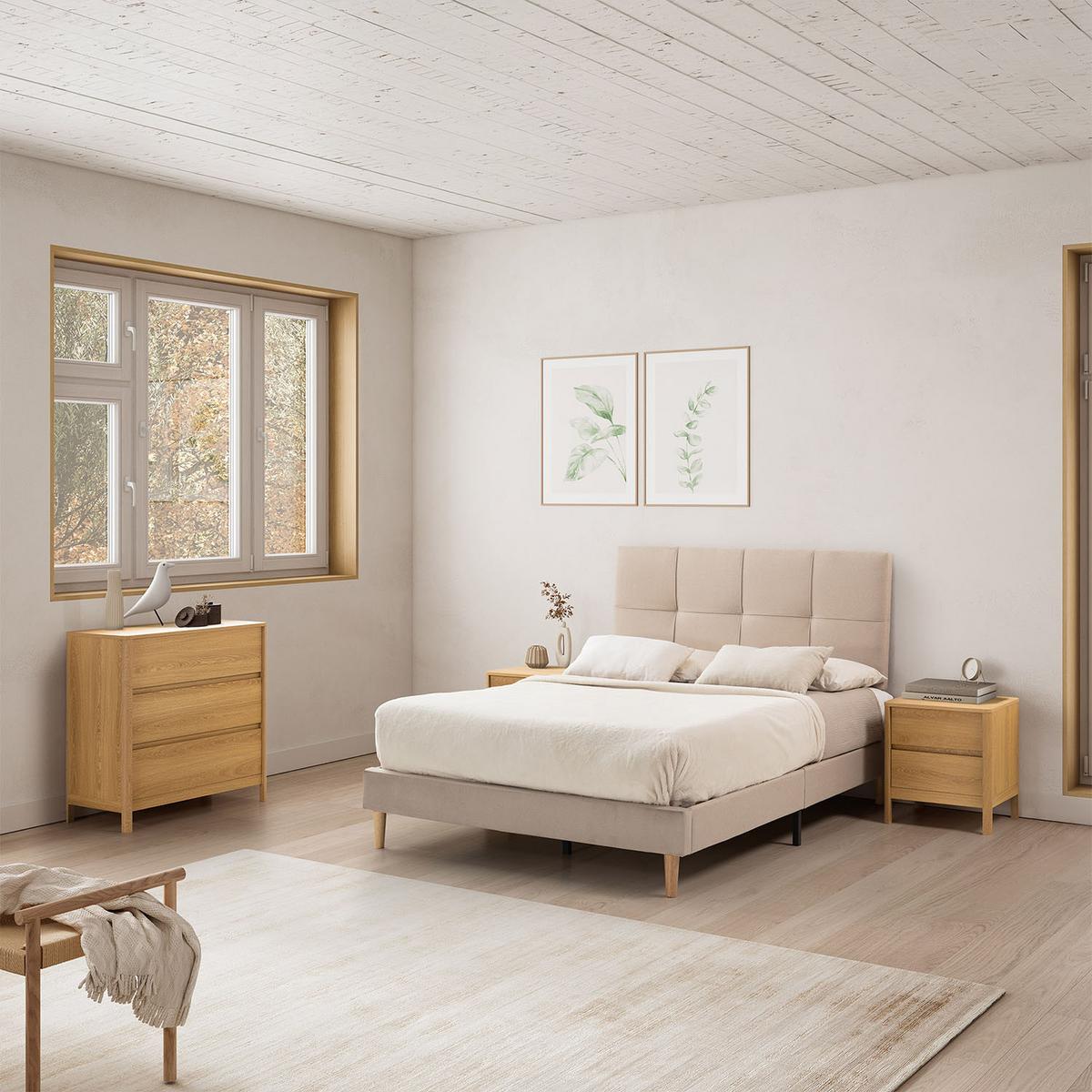 KOMMODE 80/80/40 Nassau Eichenfarbe - Honigeiche, Holzwerkstoff (80/80/40cm) - VS Venta-stock