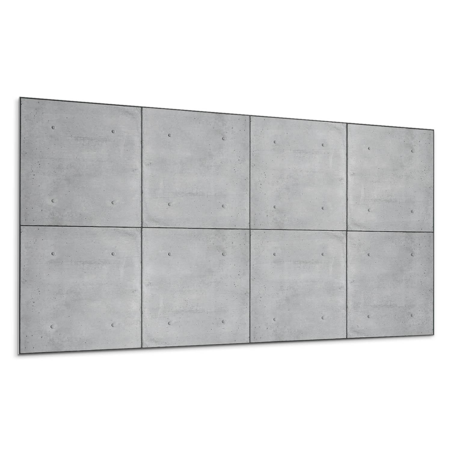 WANDPANEEL 6x 60x30 cm selbstklebend Kirellon - Grau, Kunststoff (30/1.6/60cm) - Wallfluent