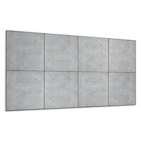 WANDPANEEL 6x 60x30 cm selbstklebend Kirellon - Grau, Kunststoff (30/1.6/60cm) - Wallfluent
