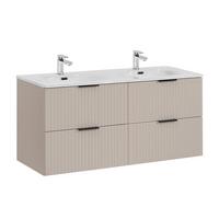 DOPPELWASCHTISCH 120.4cm Adriel Kaschmir - Beige, Holzwerkstoff (120.4/57/46cm) - Petits-meubles