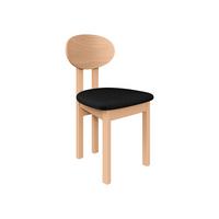 ESSZIMMERSTUHL Divo III - Schwarz/Eiche Artisan, Holz/Textil (47/85/48cm) - MIRJAN24