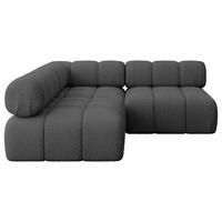 ECKSOFA modulares Sofa Samaro-L1 - 190x190x70 cm Grau Bouclé - Grau, Holzwerkstoff/Textil (190/190cm) - ALTDECOR