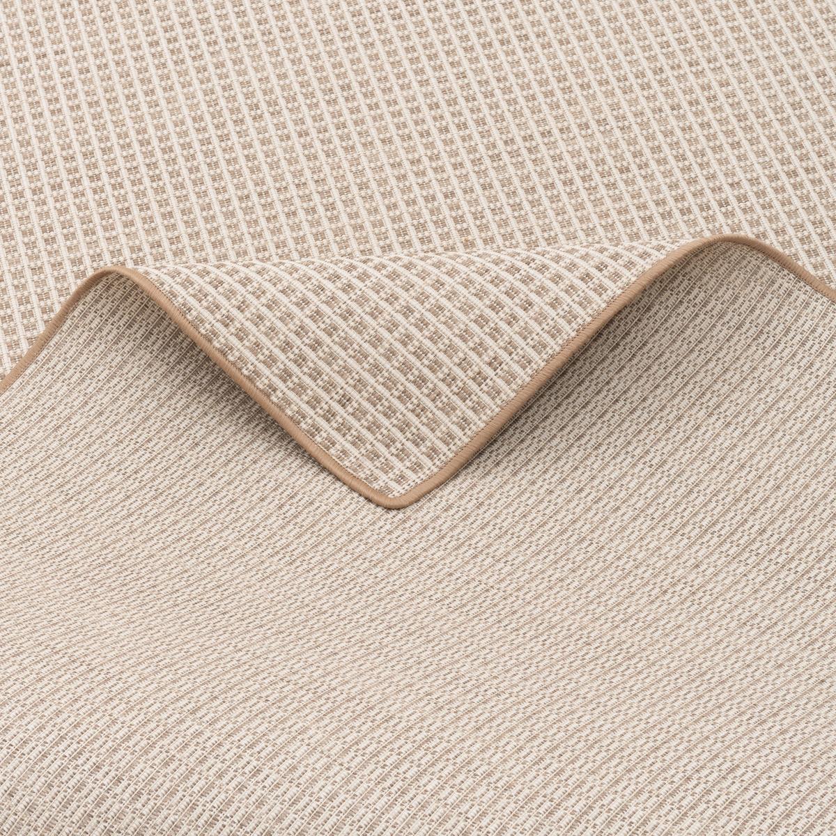 IN & OUTDOOR TEPPICH FLACHGEWEBE OSLO KARO MODERN - Beige, Textil (160/200cm) - Snapstyle