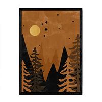 POSTER Natur Landschaften A4 Rahmenlos - Klar, Papier (29.7/5/21cm) - Nacnic