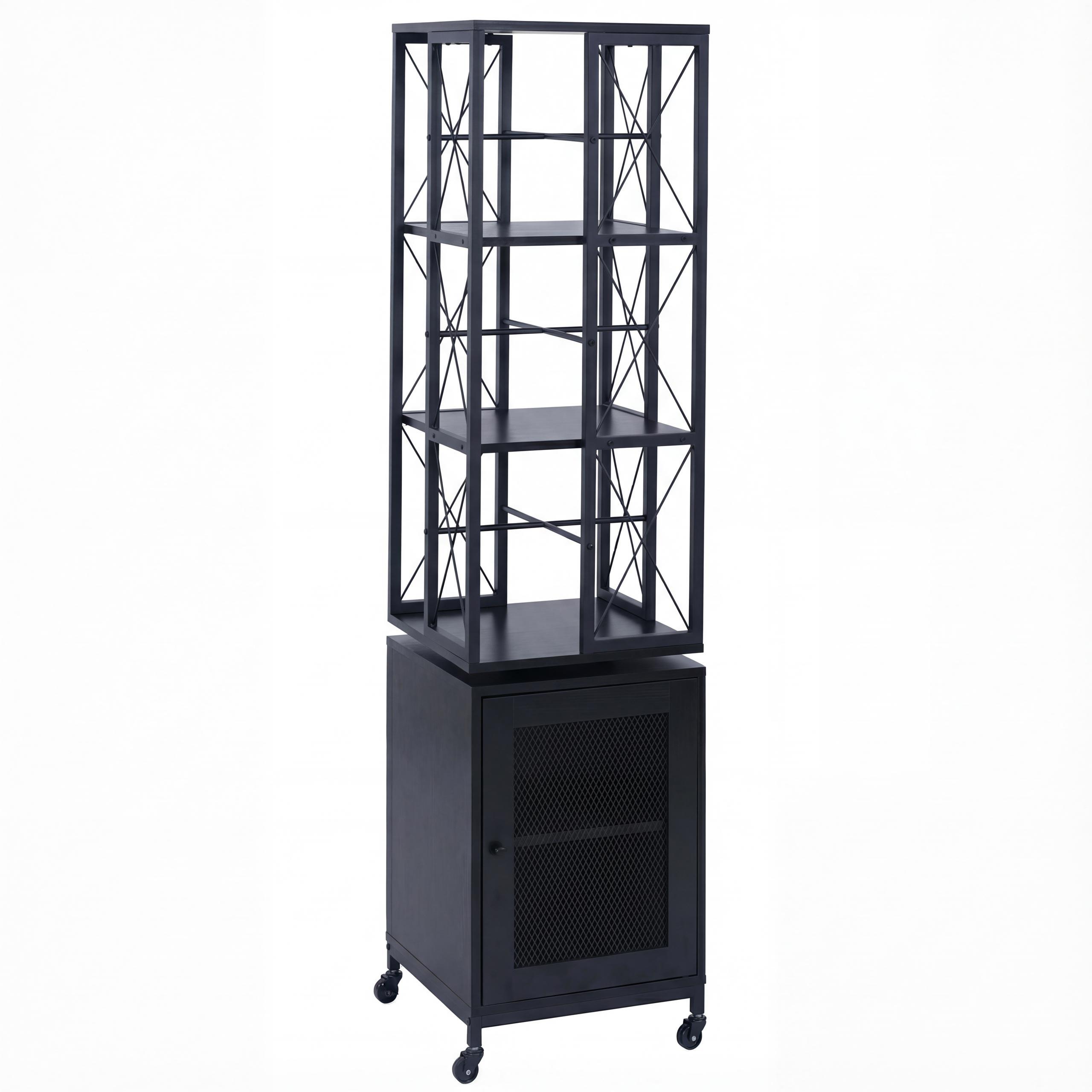 BÜCHERREGAL Schwarz - Schwarz, Holz (40/162/42cm) - MCW