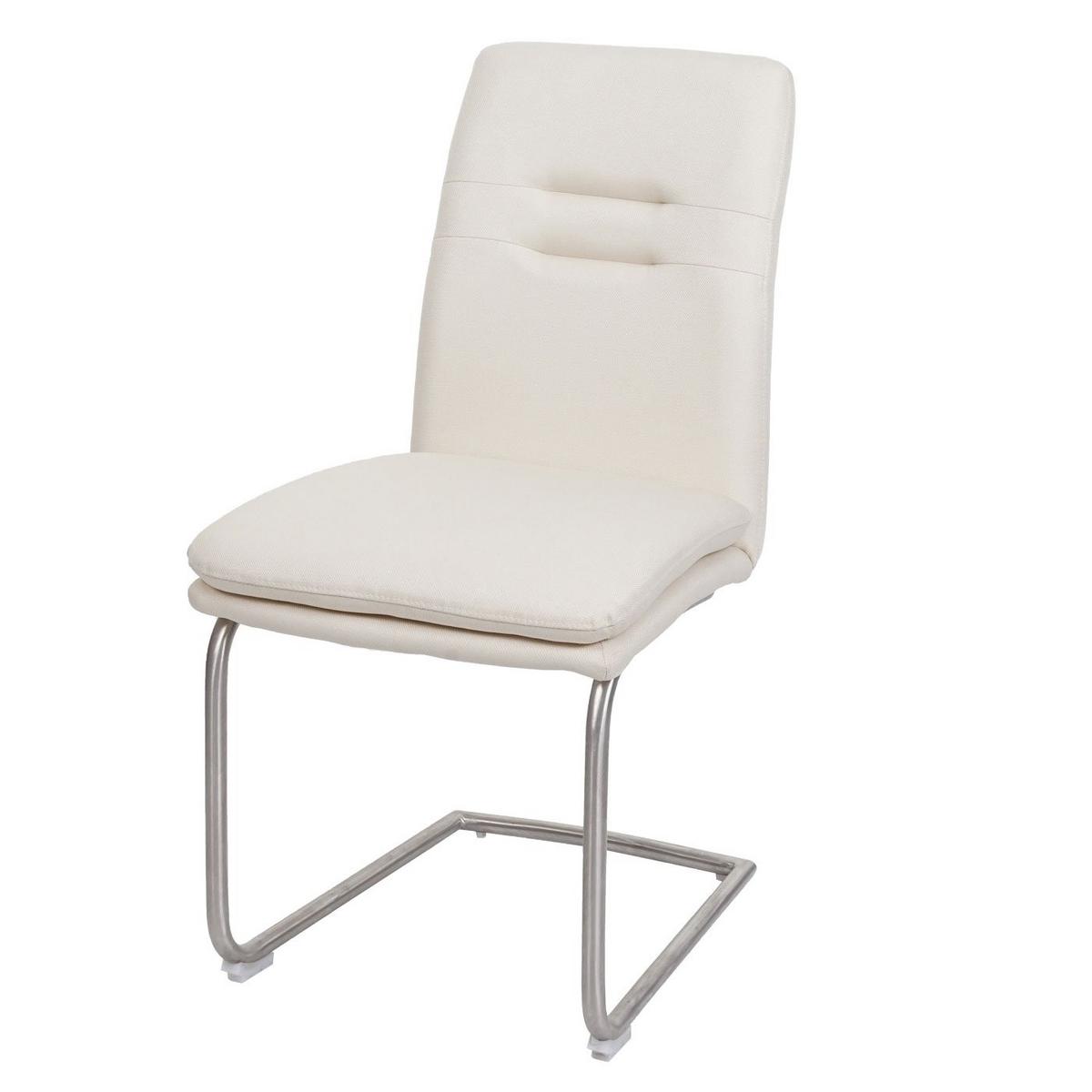 ESSZIMMERSTUHL Cremeweiß 6er-Set - Beige/Weiß, Textil (47/92/57cm) - MCW
