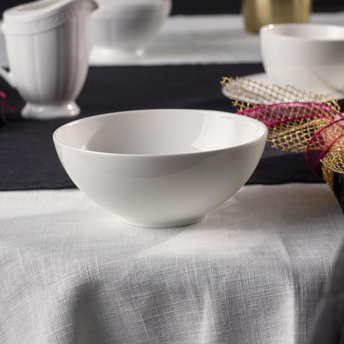 DESSERTSCHALEN White Pearl weiß ø 13 cm 6er Set - Weiß, Keramik (13cm) - Villeroy & Boch