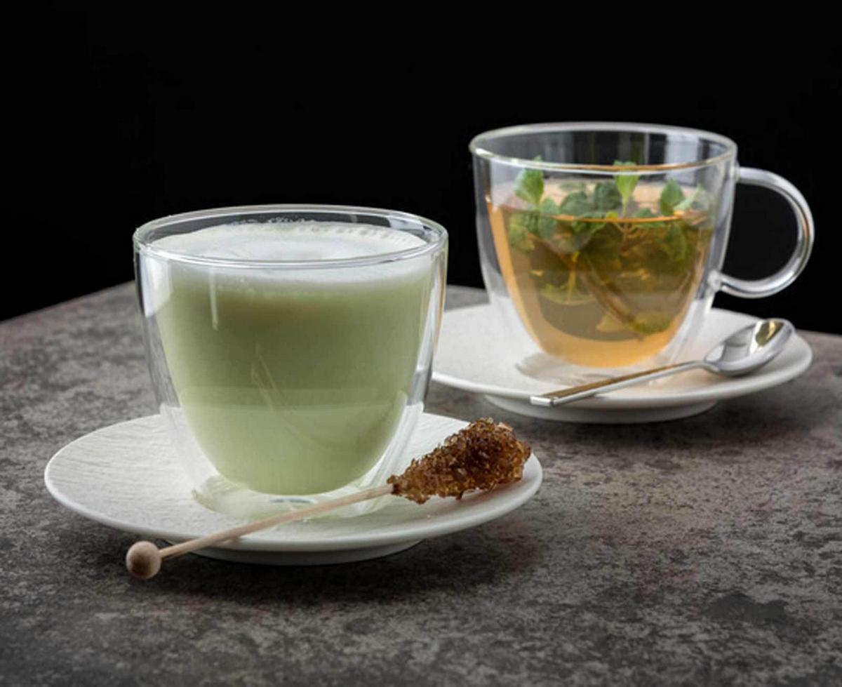 ESPRESSOGLÄSER MIT UNTERTASSEN Manufacture Rock weiß 60 ml 6er Set - Weiß, Glas/Keramik (0.06L) - Villeroy & Boch