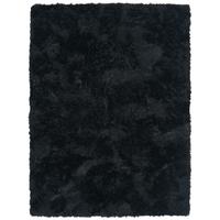 HOCHFLORTEPPICH Schwarz 80 x 150 cm - Schwarz, Kunststoff (80/150cm) - TT Home