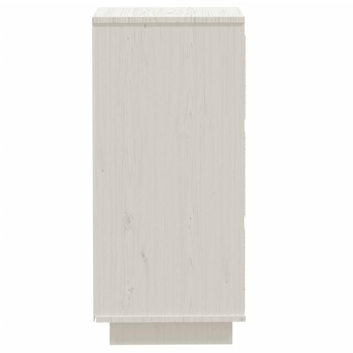KOMMODE Gibson 34/32/75 cm 2er-Set - Weiß, Holzwerkstoff (34/75/32cm) - Nettlife