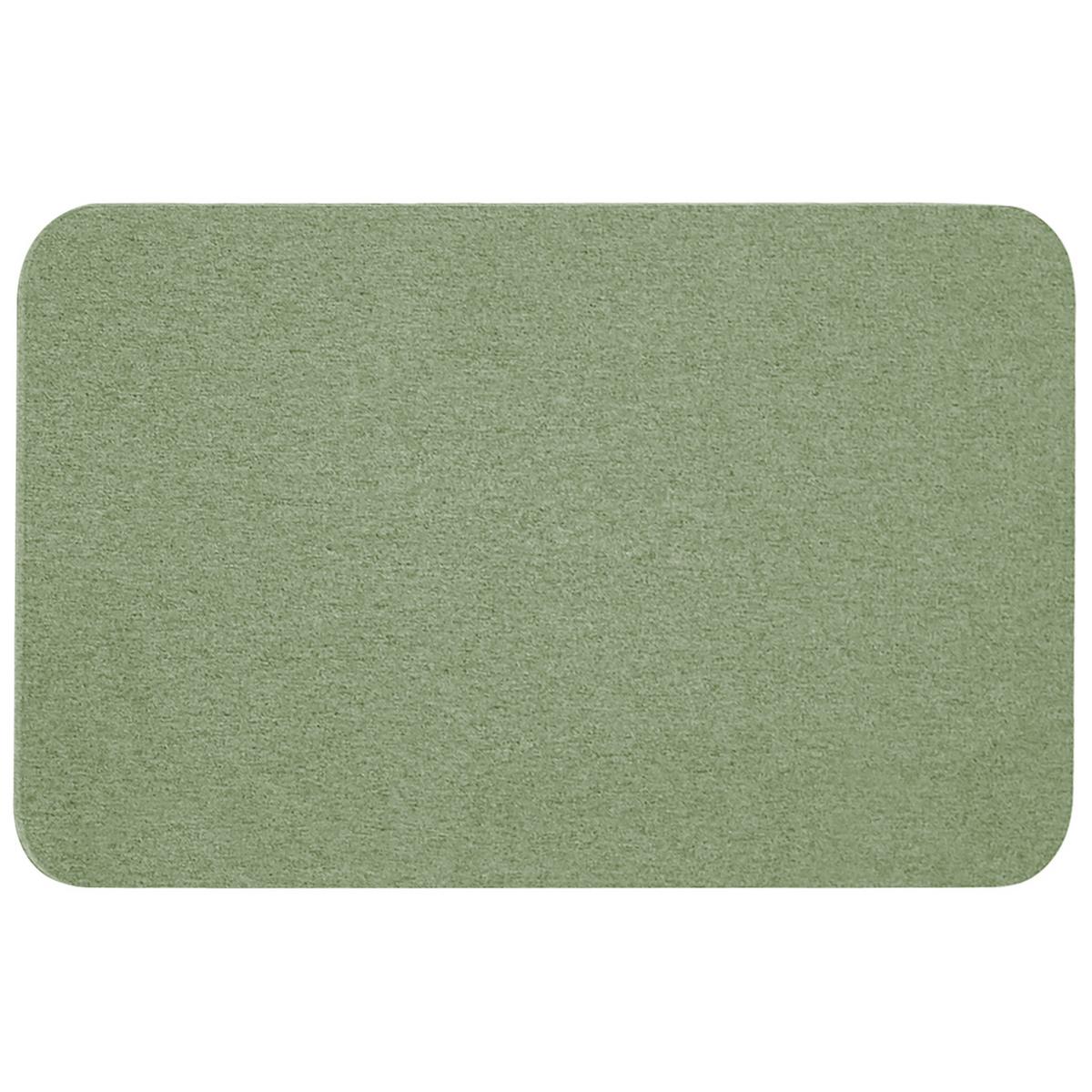 SCHREIBTISCHTRENNWAND 72 x 40 cm Hellgrün Wally - Grün, Textil (72/40/2cm) - Beliani