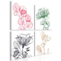 KUNSTDRUCK Bunt 40/40 cm - Multicolor, Textil (40/40cm) - KUNSTLOFT