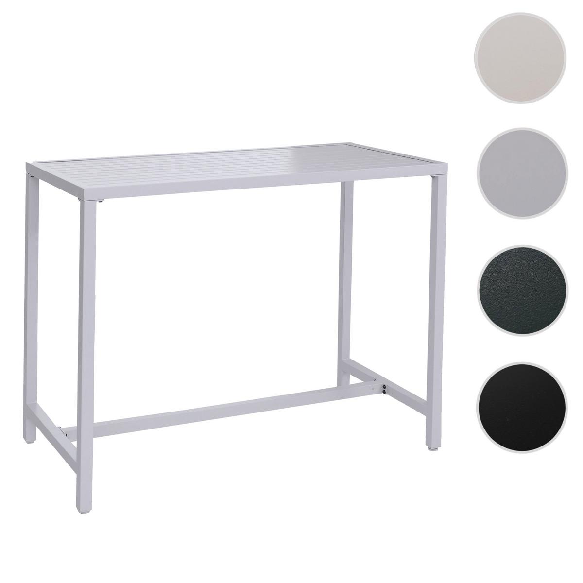 STEHTISCH eckig Grau - Grau, Metall (65/130/105cm) - MCW