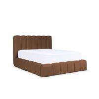 POLSTERBETT Carson In Catch Me Set.3 - Braun, Holzwerkstoff/Textil (160/200cm) - Fun Möbel