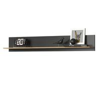 WANDBOARD grau, Evoke Eiche, Wandregal 167 x 25 cm - Eichefarben/Grau, Holzwerkstoff (167/25/18cm) - Top.Furn