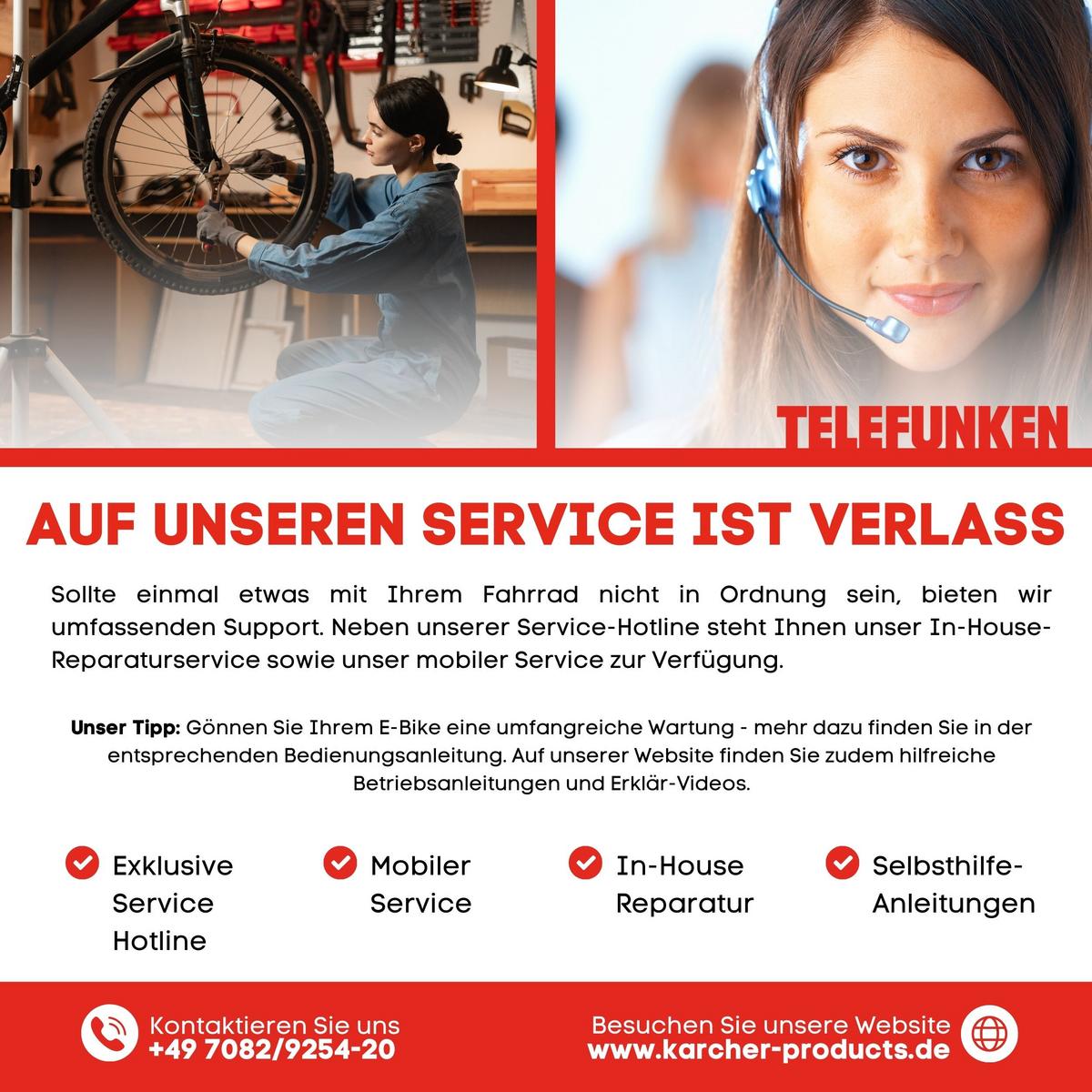 E-BIKE Cityrad Multitalent RC657 28 Zoll Elektrofahrrad 536,5 Wh Frontmotor 7-Gang-Kettenschaltung - Anthrazit, Metall (110cm) - Telefunken