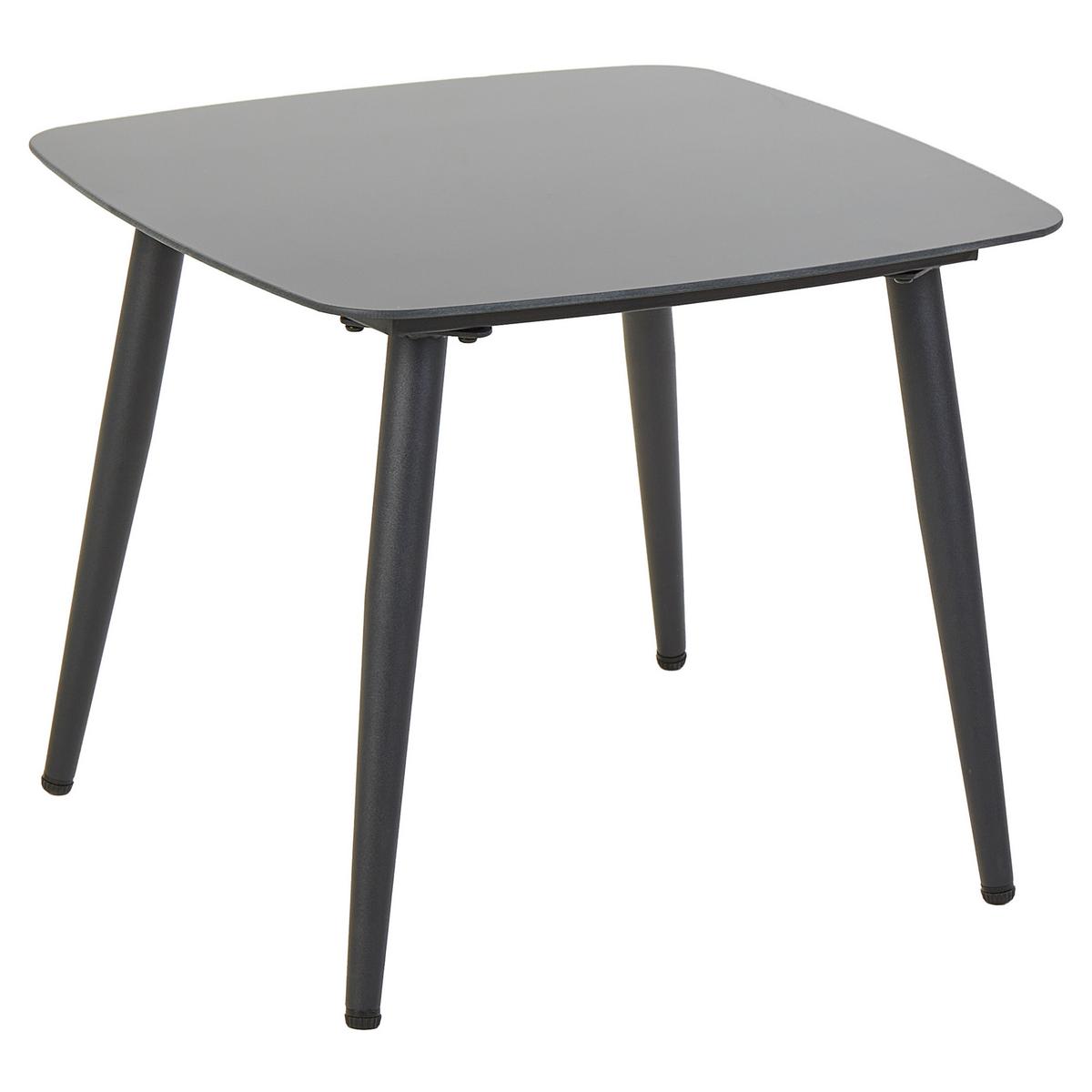 BISTRO-SET 2-Sitzer Braun Ziria - Schwarz/Braun, Kunststoff - Beliani