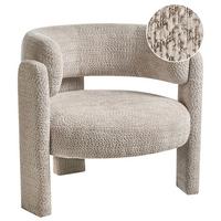 SESSEL Beige Burea - Beige, Textil (80/74/70cm) - Beliani