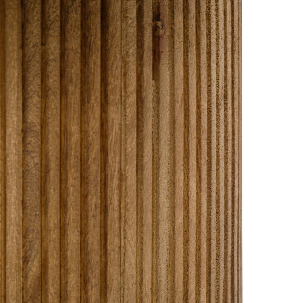 COUCHTISCH NARMADA braun - Braun, Holz/Naturmaterialen (80/80/35cm) - IDIMEX