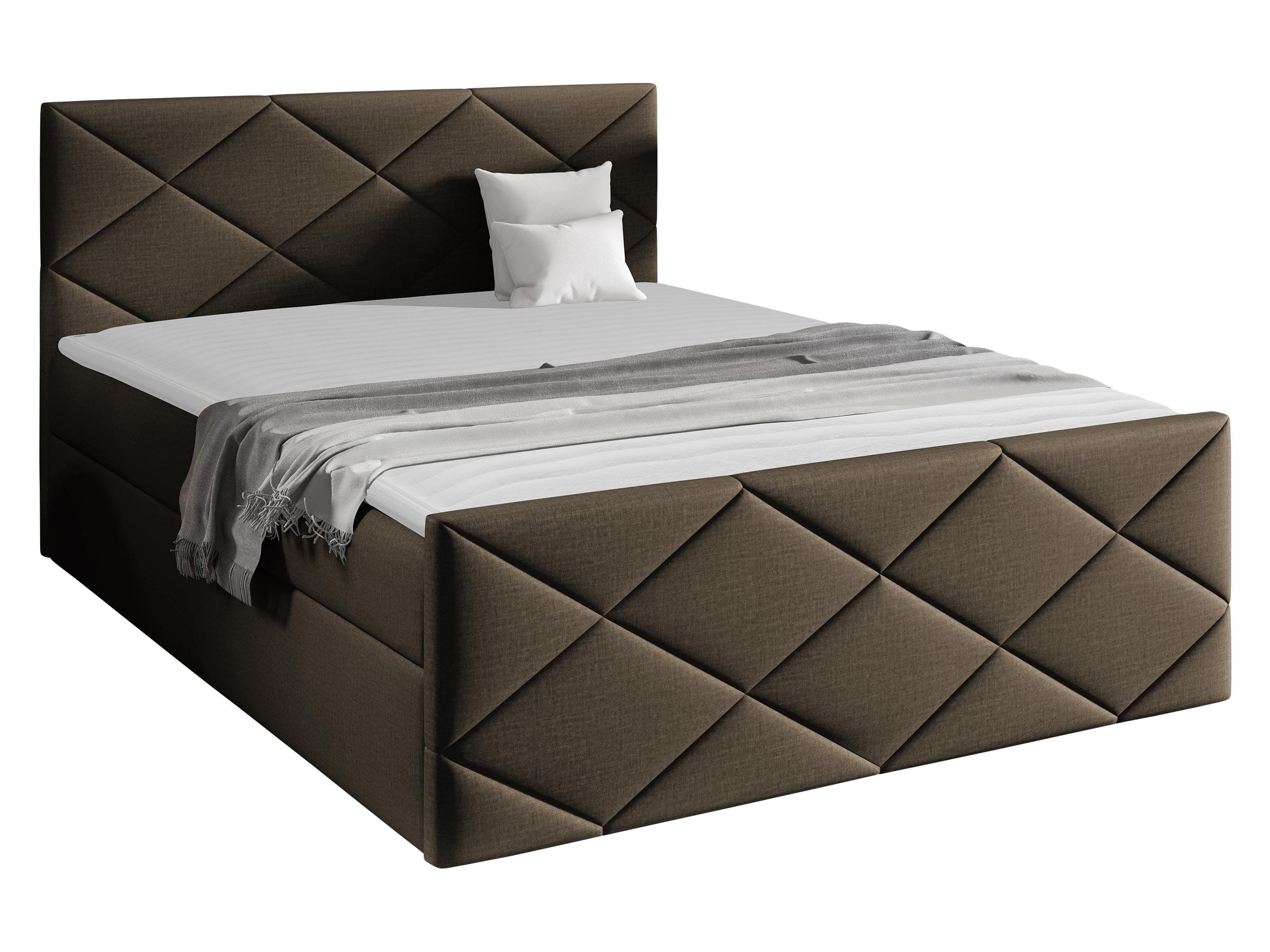 BOXBETT Herkules - H3 - Braun, Holz (160/200cm) - MIRJAN24