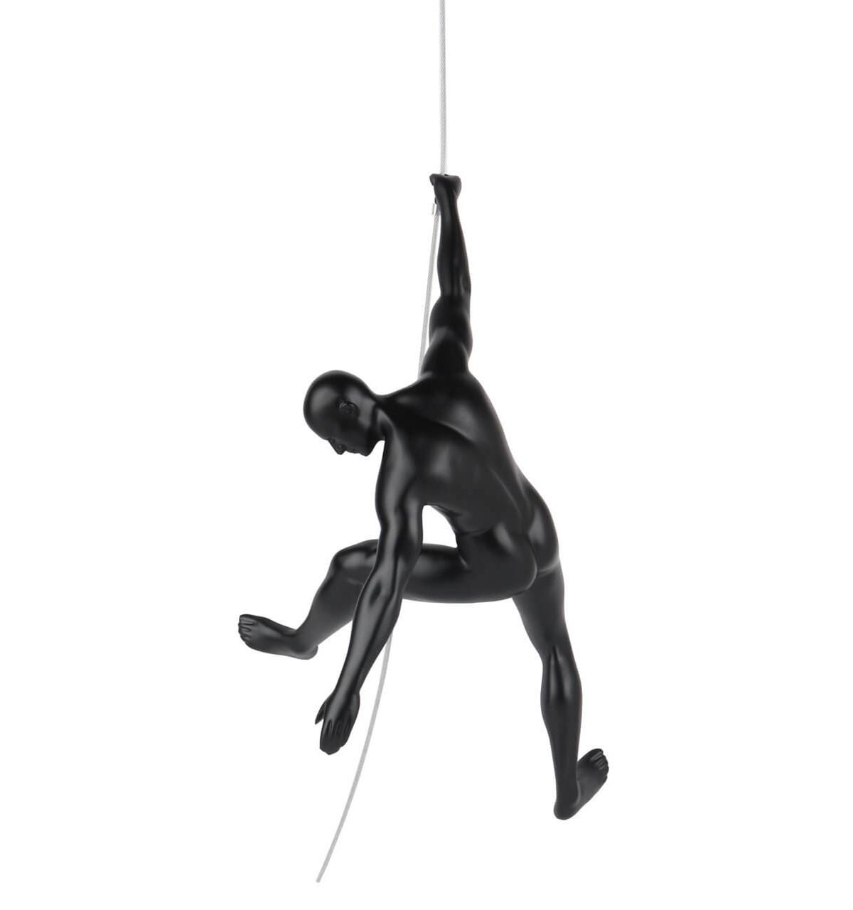 SKULPTUR Schwarz 16/31 cm - Schwarz, Stein (0.55/31/15cm) - KUNSTLOFT