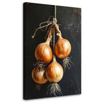 LEINWANDBILD Essen & Trinken 40x60cm - Beige, Textil (40/60cm) - Feeby