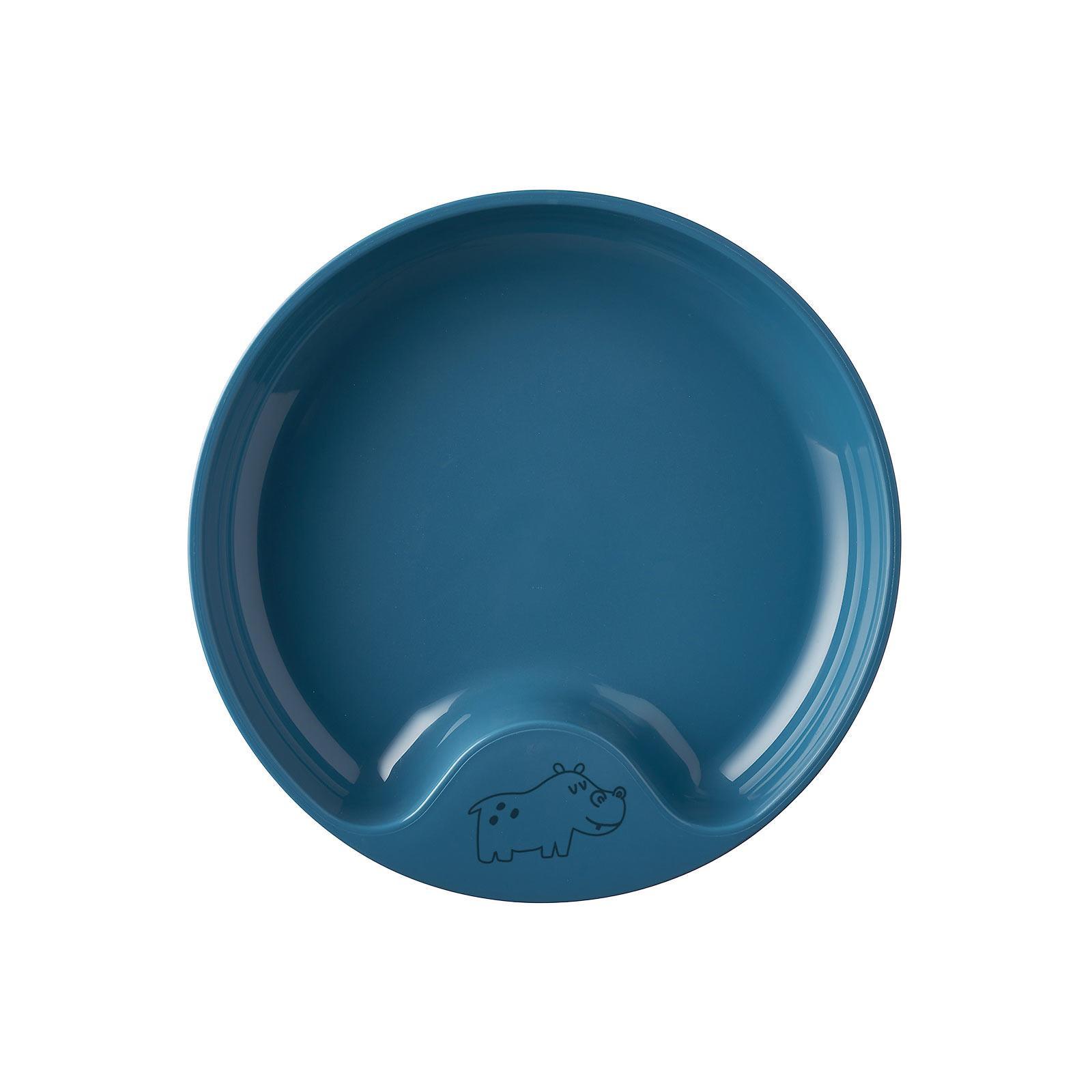 LERNTELLER Mio deep blue ø 17,6 cm - Dunkelblau, Kunststoff (17.6/3.5/17.6cm) - Mepal