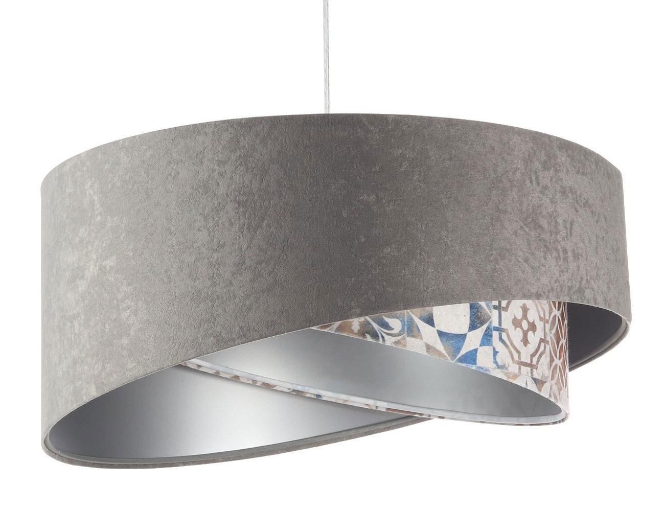 HÄNGELEUCHTE Grau 50/23 cm - Beige, Kunststoff (50/1/23cm) - ONZENO