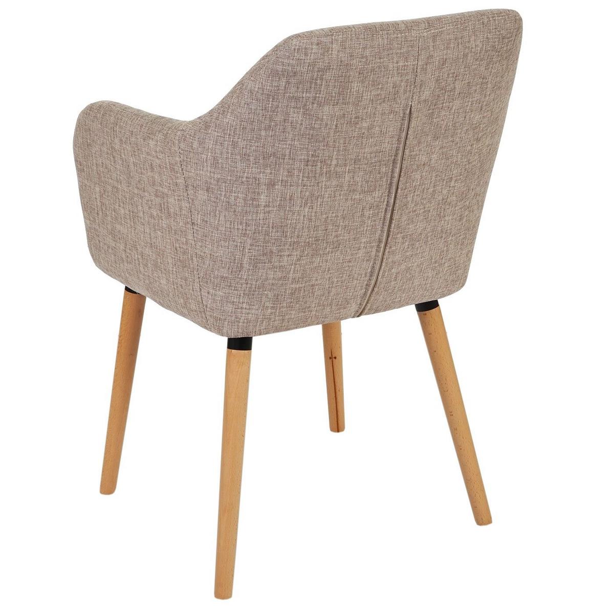 ESSZIMMERSTUHL Beige, Grau 6er-Set - Beige/Creme, Textil (58/88/64cm) - MCW
