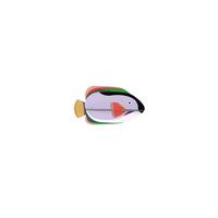 WANDSKULPTUR Bunt 5,5/7,2 cm - Multicolor, Wellpappe (5.5/7.2/13cm) - Studio Roof