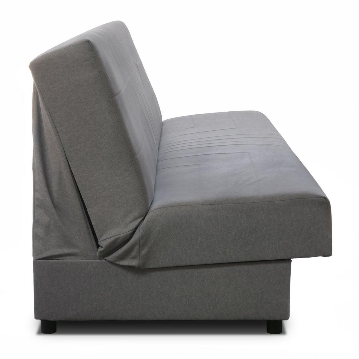 SCHLAFSOFA VERO II mit Schlaffunktion Castel 91 - Grau, Textil (191/88/90cm) - Lookway