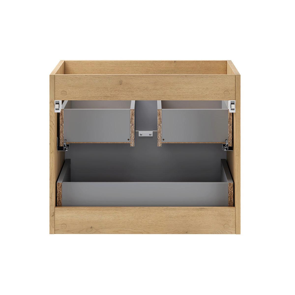 DOPPELWASCHTISCH 120cm Elias Holz - Braun, Holzwerkstoff (120/52.2/46cm) - Petits-meubles