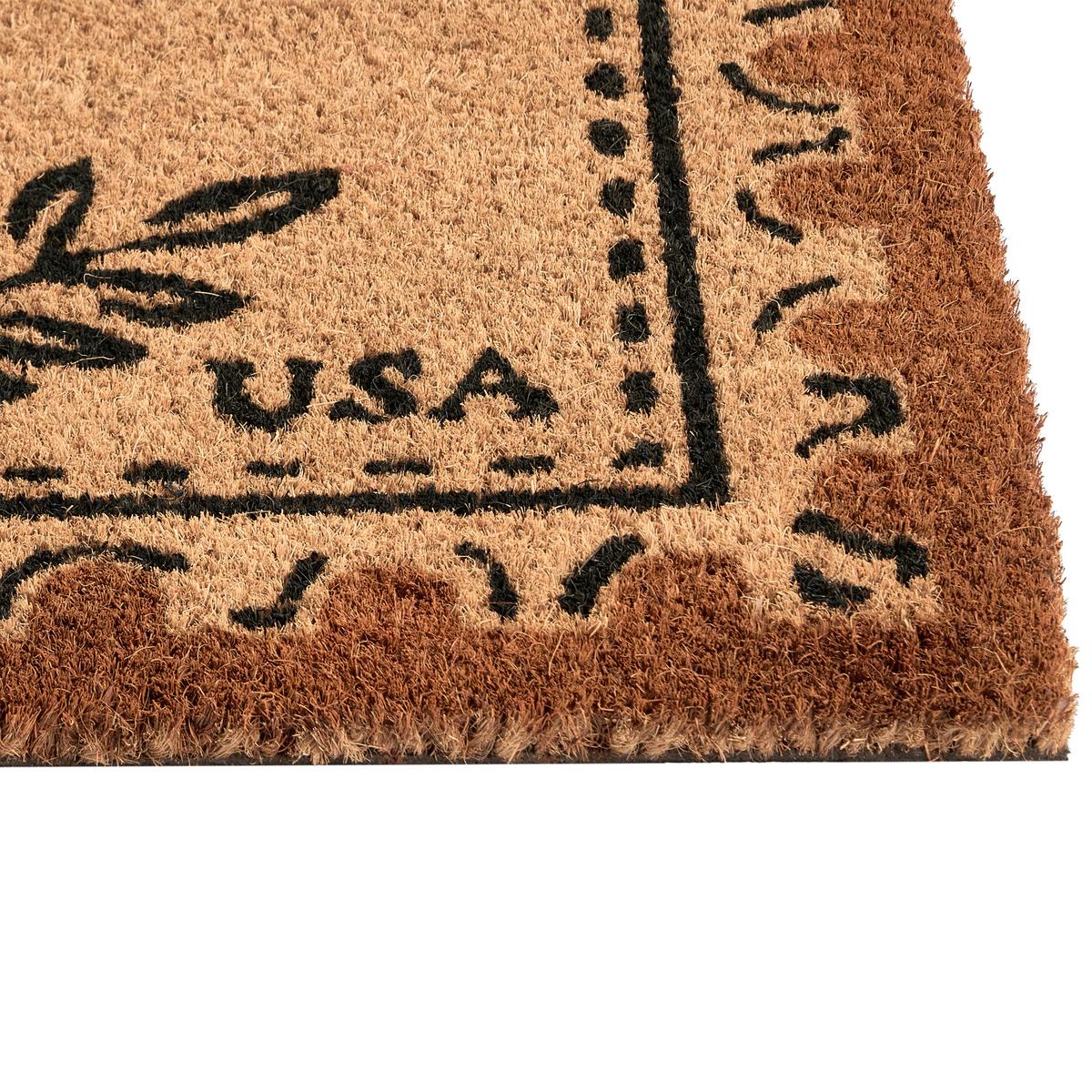 FUSSMATTE Naturfarben 40/60 cm Kokosfasern Iloilo - Naturfarben, Textil (40/60cm) - Beliani