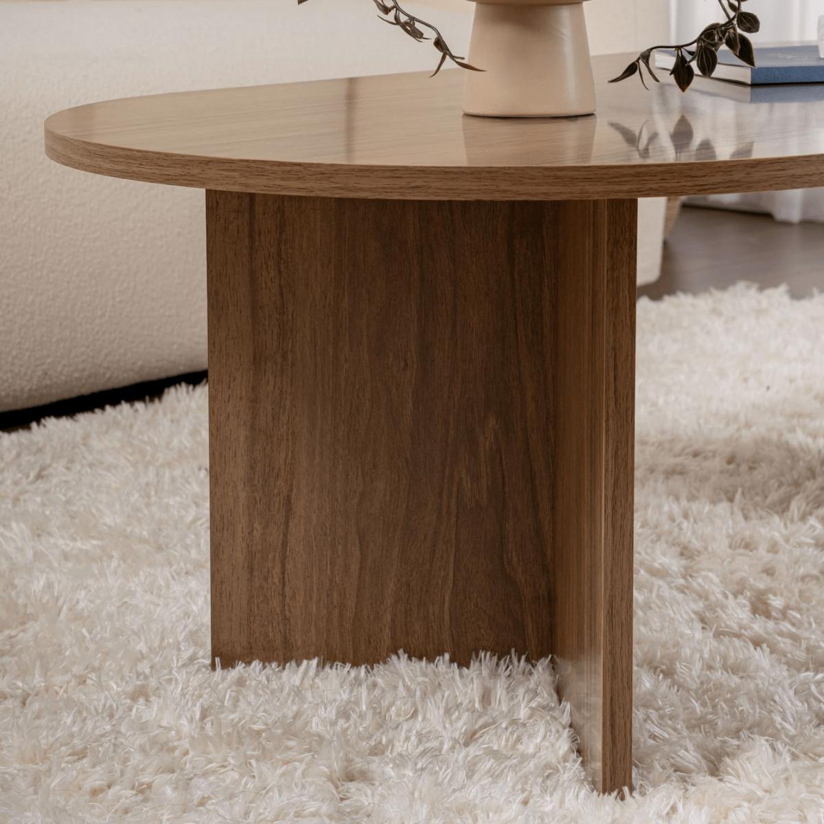COUCHTISCH - iris 119/60/39,8 cm - Naturfarben, Holzwerkstoff (65/60/39.8cm) - Calicosy