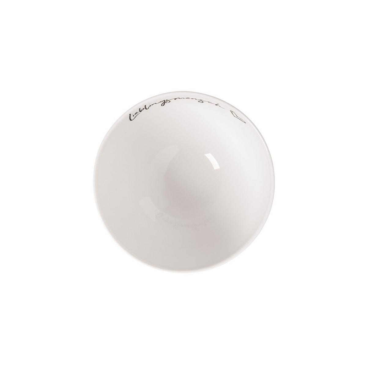 BOL LIEBLINGSMENSCH Statement weiß ø 13,8 cm - Weiß, Keramik (13.8cm) - Villeroy & Boch
