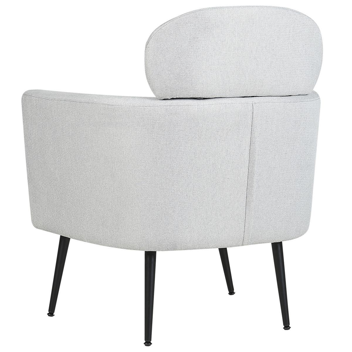 SESSEL Polsterbezug Grau Soby - Grau, Holz/Textil (76/91/70cm) - Beliani