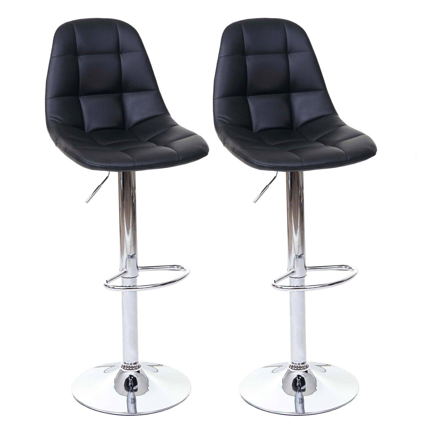 BARHOCKER Schwarz 2er-Set - Schwarz, Textil (43/115/47cm) - MCW
