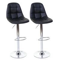 BARHOCKER Schwarz 2er-Set - Schwarz, Textil (43/115/47cm) - MCW