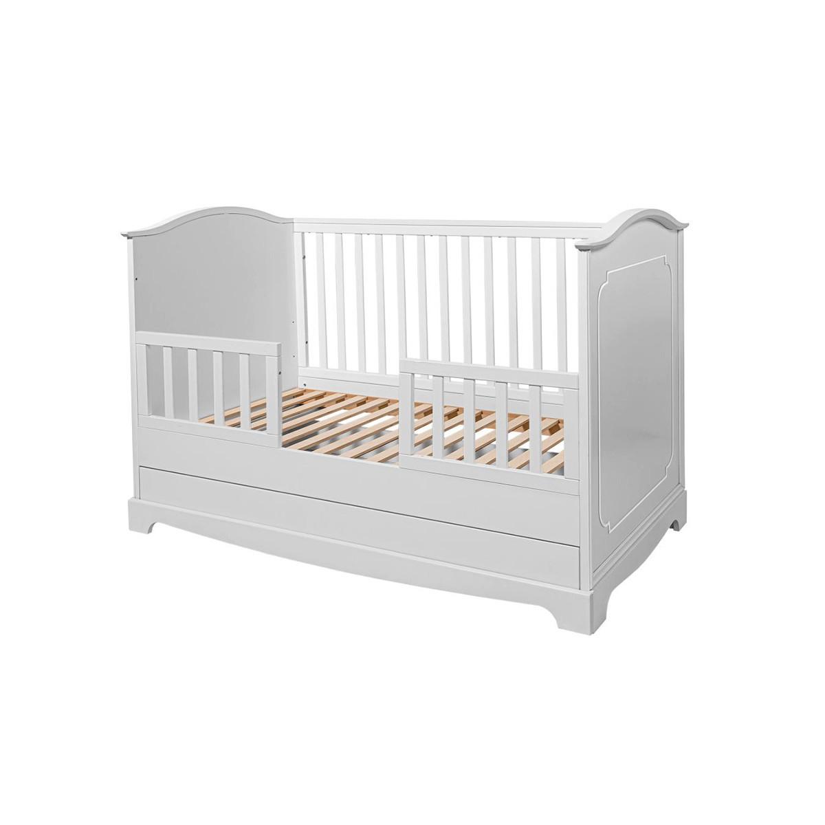 BABYZIMMER 3-teilig Royal Weiß - Weiß, Holzwerkstoff (78/97/149cm) - Petits-meubles