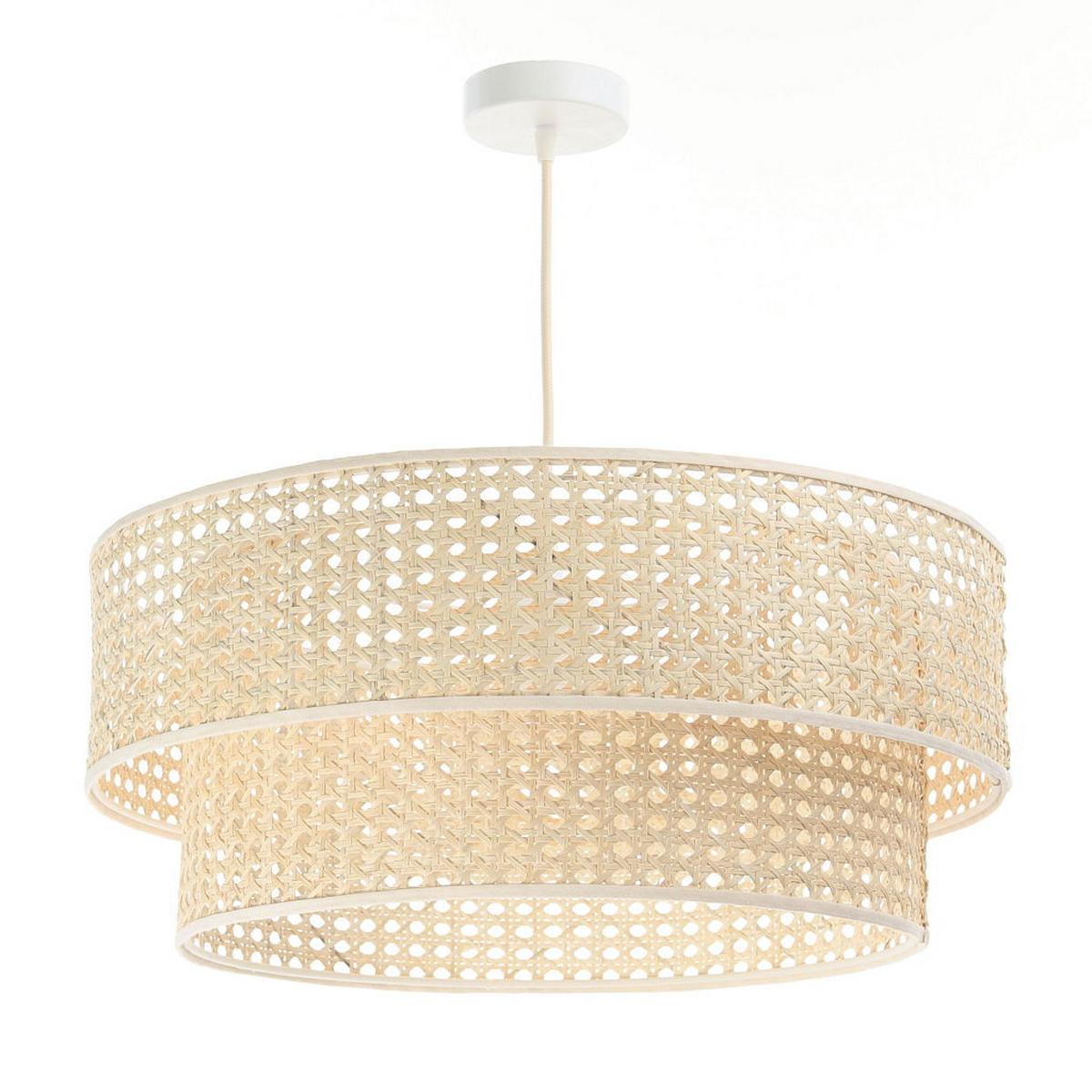 HÄNGELEUCHTE Beige 40/20 cm - Beige, Kunststoff (40/1/20cm) - ONZENO